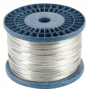 1.0mm (0.039″) 7×19 Galvanized Steel Cable, flexible aircraft cable for general industrial rigging work