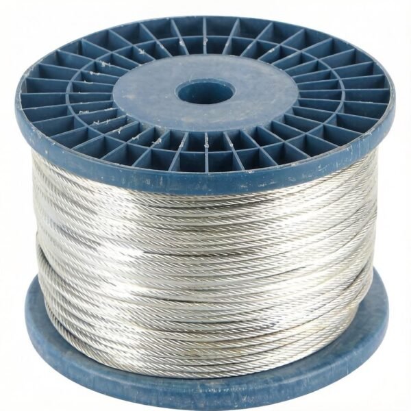 1.0mm (0.039″) 7×19 Galvanized Steel Cable, flexible aircraft cable for general industrial rigging work