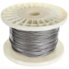 Rigid 1x19 SUS304 aircraft wire rope, perfect for acoustic ceiling panel and HVAC duct seismic suspension systems SUS304 1×19 Stainless Steel Wire Rope 3.0mm (1/8″), corrosion‑proof aircraft cable for acoustic ceiling & HVAC seismic suspension