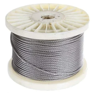 2.5mm (3/32 inch) 7x19 G316 stainless steel wire rope, multi‑purpose flexible marine grade aircraft suspension cable