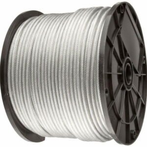 3/32" 7x19 G316 weatherproof stainless steel wire rope aircraft cable for outdoor pendant light and linear light ceiling suspension