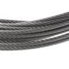5/32 inch 4.0mm 7x19 marine grade stainless steel cable for boat rigging and HVAC seismic suspension