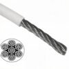 Slim bendable 7×7 &7×19 PVC‑jacketed steel cable, corrosion‑resistant for indoor light‑medium load rigging work 1.5mm (1/16″) 7×7 /7×19 galvanized PVC coated stainless steel micro fine wire rope, flexible aircraft cable for multi‑purpose light‑medium load suspension