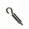 Hook cable gripper 0.5-0.8mm wire rope fitting, stainless steel hook cable gripper for hanging led lights, cable gland hook Hook Cable Gripper 0.5-0.8mm wire rope fitting for light hanging, adjustable stainless steel cable hook gripper