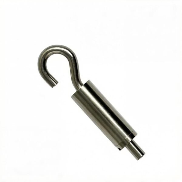 Hook Cable Gripper 0.5-0.8mm wire rope fitting for light hanging, adjustable stainless steel cable hook gripper