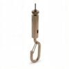 Ceiling install hook cable gripper with safety cap 1.5-2.0mm, safe gripper for panel light suspension Hook Cable Gripper With Safety Cap 1.5-2.0mm ceiling mount wire rope gripper