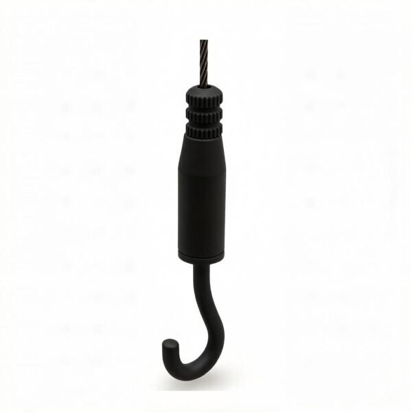 Hook Cable Gripper With Safety Cover 0.8-1.5mm for light fixture hanging