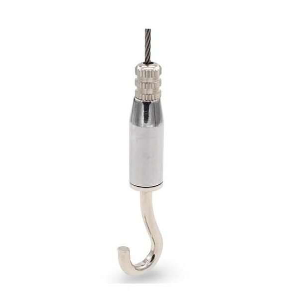 Hook Cable Gripper With Safety Cap 0.8-1.5mm for signboard and banner hanging