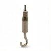Hook cable gripper equipped with safety cap for 0.8-1.5mm wire rope, overhead suspension fitting Hook Cable Gripper With Safety Cap 0.8-1.5mm, stainless steel wire rope suspension gripper