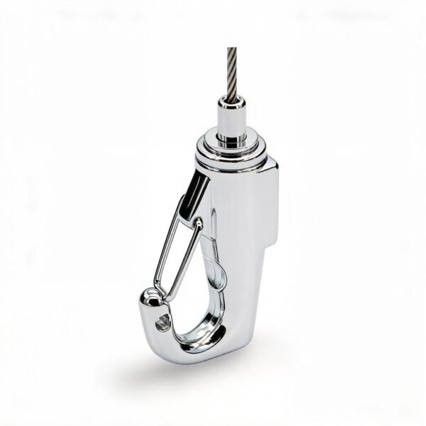 Hook Cable Grippers 1.2-1.5mm, adjustable wire rope hook gripper for lighting suspension