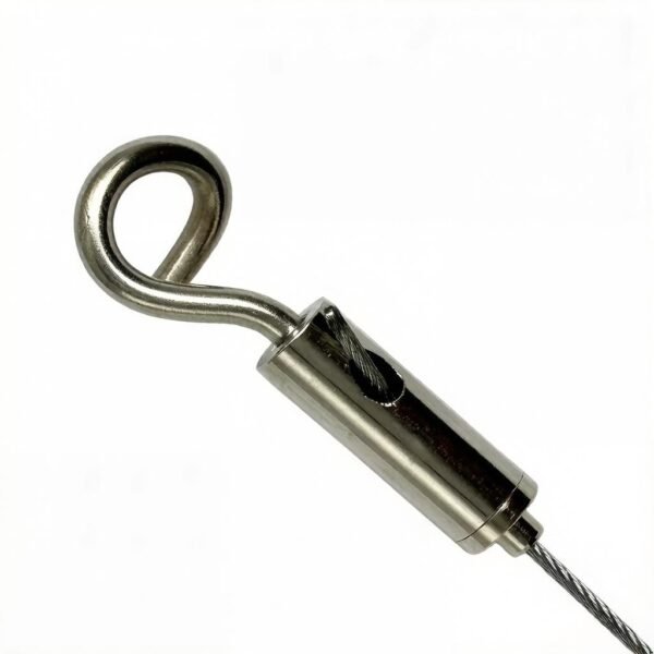 Hook Cable Grippers Adjustable 1.8-2.0mm, wire rope suspension gripper for lighting & sign hanging