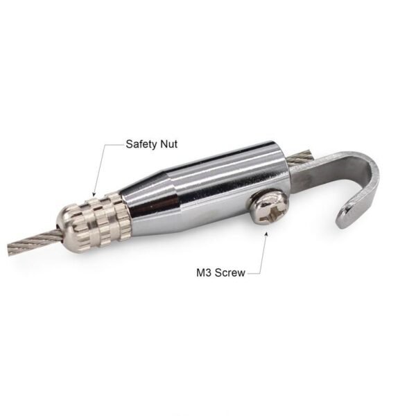 Hook type cable gripper 0.8-1.2mm for wire cable fixing