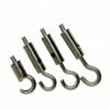 Hook type cable grippers 0.5-0.8mm stainless steel wire gripper, hook cable gripper fitting, locking wire rope holder for hanging lights Hook Type Cable Grippers 0.5-0.8mm stainless steel wire gripper, adjustable hook wire rope gripper for light suspension