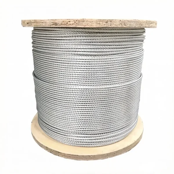 1.5mm (5/64″) 7×19 Galvanized Cable Wire Rope, flexible steel cable for HVAC duct ceiling seismic suspension rigging system