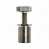 Bottom exit wire rope gripper M16 male with safety nut, 2.5-3.0mm steel cable gripper fitting for hanging system