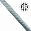 Galvanized Steel Wire Rope, stable rigging cable for HVAC duct seismic ceiling suspension system
