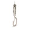 Cable gripper hook with safety cap for LED light, fit 1.5-2.0mm steel wire rope hanging system LED light suspension cable gripper hook 1.5-2.0mm with safety cap wire rope gripper