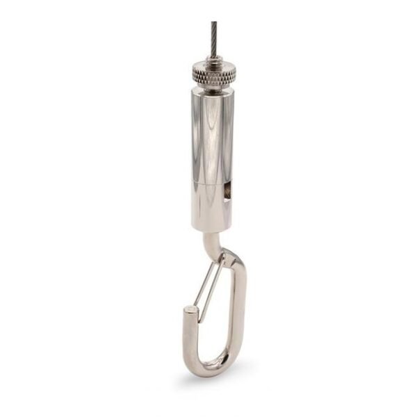 LED light suspension cable gripper hook 1.5-2.0mm with safety cap wire rope gripper