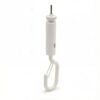 Hook cable gripper with safety cap, used to hang light fixtures, fit 1.5-2.0mm wire rope Light fixture hanging cable gripper hook 1.5-2.0mm with safety cap wire rope holder