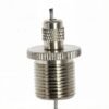 Male M16 bottom outlet cable gripper equipped with safety nut, clamping range 2.5 to 3.0mm steel cable for suspension system M16 bottom outlet cable gripper male with safety nut, 2.5-3.0mm steel cable gripper for suspension system