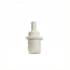 m10 male thread brass cable clamp with stainless steel spring clip, fastens 1.2–1.5mm wire rope, essential component of LED panel light hanging kits and suspension systems. m10 thread brass cable clamp stainless steel spring clip, 1.2-1.5mm wire rope lock for LED panel hanging kit