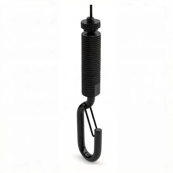 Heavy Duty Wire Hook Cable Gripper with Safety Nut, Linear Light HVAC Suspension Kit for 1.5-2.5mm wire rope