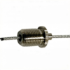 M10 brass wire lock gripper, adjustable cable clamp accepts 1.2-1.5mm steel wire, compact brass hardware for wire suspension. M10 Brass Wire Lock Gripper, Adjustable Cable Clamp for 1.2mm to 1.5mm Wire