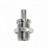 Straight exit design M13 brass cable gripper, compatible with 1.2–1.5mm wire rope, adjustable locking mechanism for suspended fixtures M13 brass cable gripper straight exit type, customizable wire rope clamp for 1.2mm ~1.5mm cable hanging system