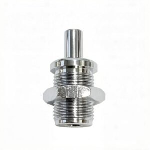 M13 brass cable gripper straight exit type, customizable wire rope clamp for 1.2mm ~1.5mm cable hanging system