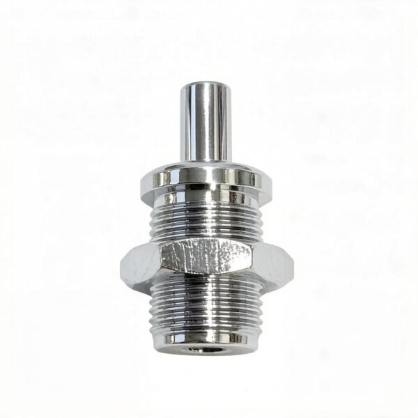 M13 brass cable gripper straight exit type, customizable wire rope clamp for 1.2mm ~1.5mm cable hanging system