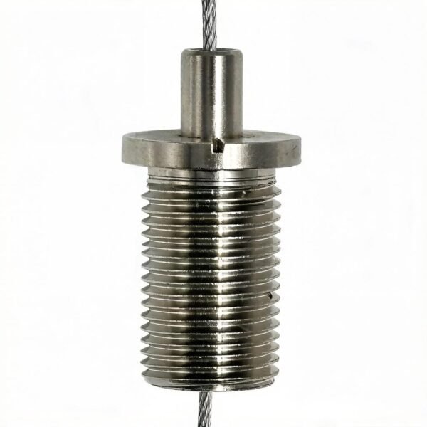 Heavy duty M16 brass cable gripper 2-3.0mm wire rope