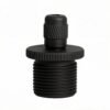 M16 male bottom exit gripper with safety nut for 2.5-3.0mm cable, heavy duty gripper for HVAC duct suspension HVAC suspension M16 bottom exit gripper male with safety nut, 2.5-3.0mm steel cable gripper for duct hanging