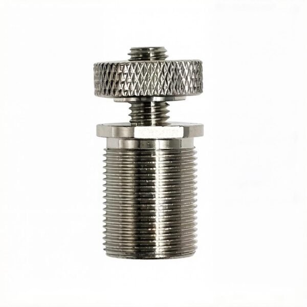 Cable gripper male M16 bottom exit with safety nut, 2.5-3.0mm steel wire rope gripper for overhead hanging