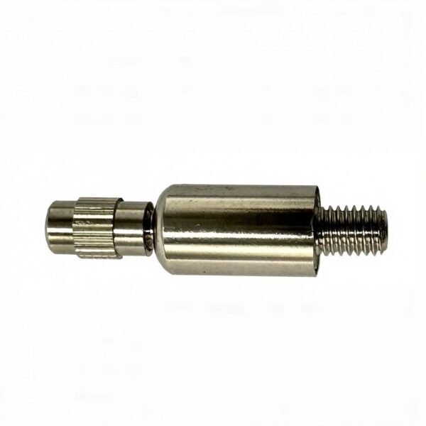 Bottom exit cable gripper M6 brass with safety hat for 0.8-1.0mm wire rope suspension hardware