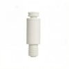 M6 mini inverted cable gripper works with 0.8mm to 1.0mm wire rope, safety lock nut included for light fixture suspension. 0.8-1.0mm wire rope M6 mini inverted cable gripper with safety nut, light fixture hanging cable gripper