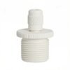 M16 male bottom exit cable gland with safety nut, clamping 2.5mm-3.0mm steel wire rope, multi-purpose suspension fitting Bottom exit cable gland M16 male with safety nut, 2.5-3.0mm wire rope gripper for light and sign suspension