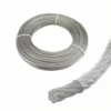 Smooth PVC 1×19 stainless wire rope for shop signs and directional sign hanging 1.2mm 1×19 PVC Coated Stainless Steel Wire Rope for medium indoor signage hanging