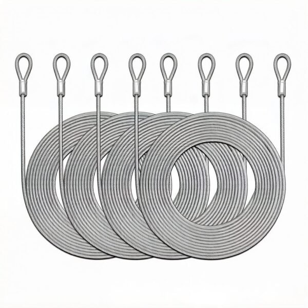 1.2mm 1×19 PVC Coated Stainless Steel Wire Rope for exhibition booth display hanging