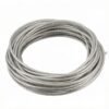 Extra high load 1×19 PVC coated wire rope for high bay industrial light hanging 4.0mm 1×19 PVC Coated Stainless Steel Wire Rope for large venue heavy industrial light suspension