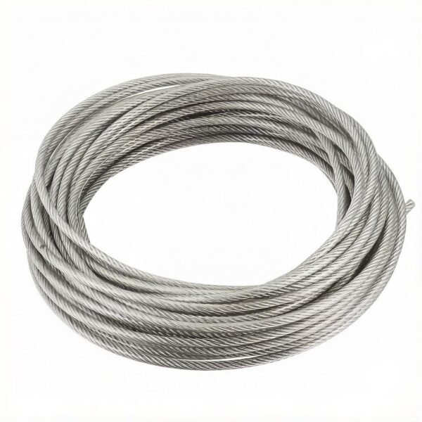 4.0mm 1×19 PVC Coated Stainless Steel Wire Rope for large venue heavy industrial light suspension