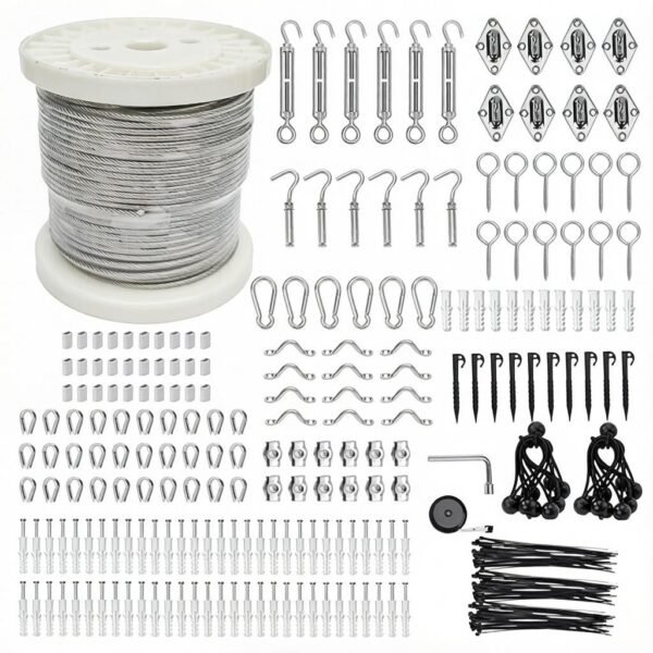 2.0mm 1×19 PVC Coated Stainless Steel Wire Rope for indoor medium billboard and signage hanging