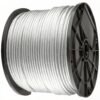1×19 PVC coated stainless wire rope, low stretch for indoor commercial light fixtures 1.2mm 1×19 PVC Coated Stainless Steel Wire Rope for commercial small pendant light suspension