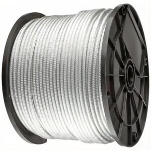 1.2mm 1×19 PVC Coated Stainless Steel Wire Rope for commercial small pendant light suspension