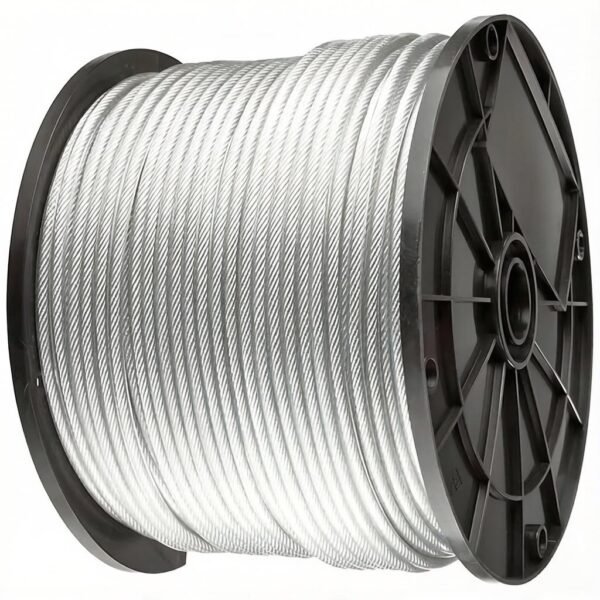 1.2mm 1×19 PVC Coated Stainless Steel Wire Rope for commercial small pendant light suspension