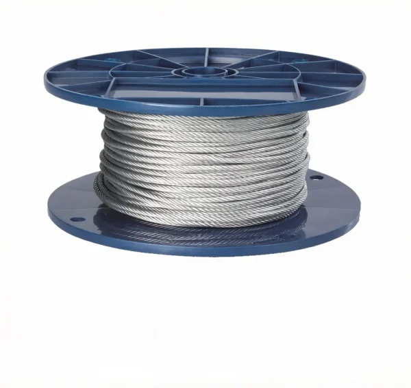 1.5mm 1×19 PVC Coated Stainless Steel Wire Rope for light HVAC duct suspension