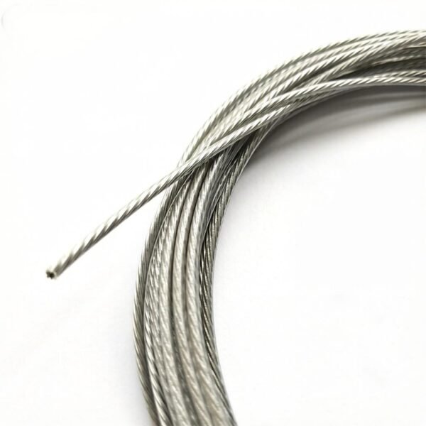 4.0mm 1×19 PVC Coated Stainless Steel Wire Rope for architectural cable railing and balcony balustrade