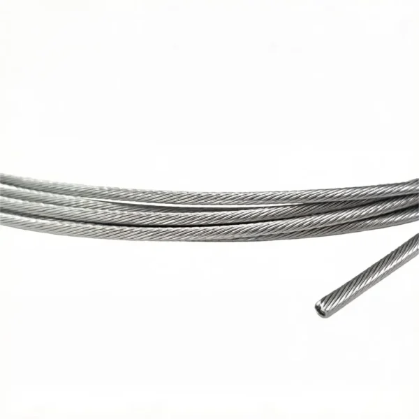 5.0mm 1×19 PVC Coated Stainless Steel Wire Rope for large architectural cable railing & landscape balustrade
