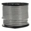 Ultra high load 1×19 PVC coated wire rope for factory heavy HVAC duct seismic hanging 5.0mm 1×19 PVC Coated Stainless Steel Wire Rope for factory large pipe and heavy HVAC seismic suspension