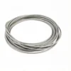 Corrosion resistant 5mm PVC coated wire rope for marine mooring, boat rigging and sailboat standing rigging 5.0mm (3/16″) 7×7 / 7×19 Galvanized PVC Coated Stainless Steel Wire Rope for marine boat rigging