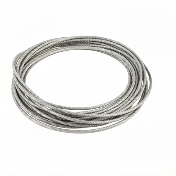 5.0mm (3/16″) 7×7 / 7×19 Galvanized PVC Coated Stainless Steel Wire Rope for marine boat rigging